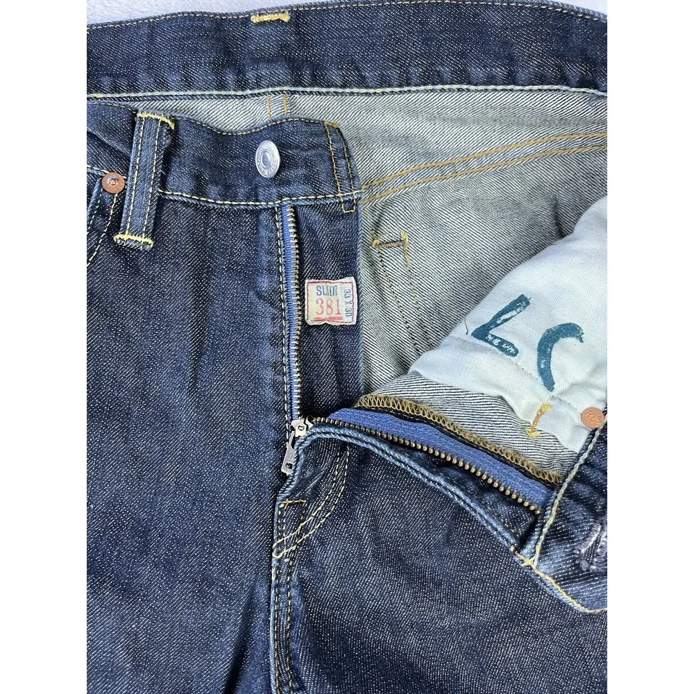 VTG POLO RALPH LAUREN Jeans Men 33x30 Black 381 Slim Fit Final Destination USA